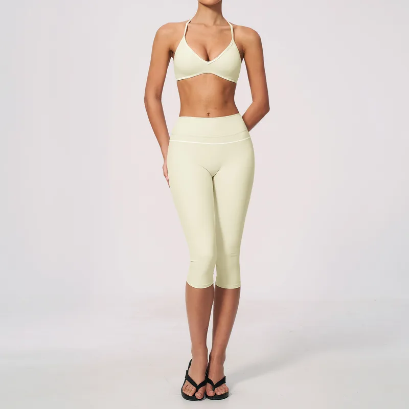 Women's Sports Bra Shorts Set
