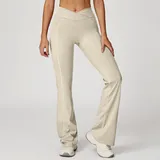 BP2030-1 · Oat Apricot Oat Apricot Women's Cross Back Workout Yoga Leggings
