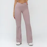 Smoky Purple Women's Cross Back Workout Yoga Leggings