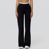 BP3129-2 · Jet Black Jet Black Women's Layered Bare Feel Yoga Leggings