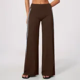 Coffee Blue Clash Women's Bare Feel Control Workout Leggings