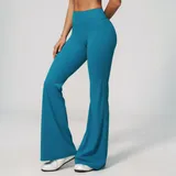 BP4208-2 · Peacock Blue Peacock Blue Women's Brushed Summer Yoga Leggings