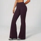Ink Purple Women's Brushed Summer Yoga Leggings