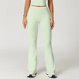 Light Fruit Green Women's Quick Dry Running Yoga Leggings