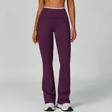 Kyoho Purple Women's Quick Dry Running Yoga Leggings