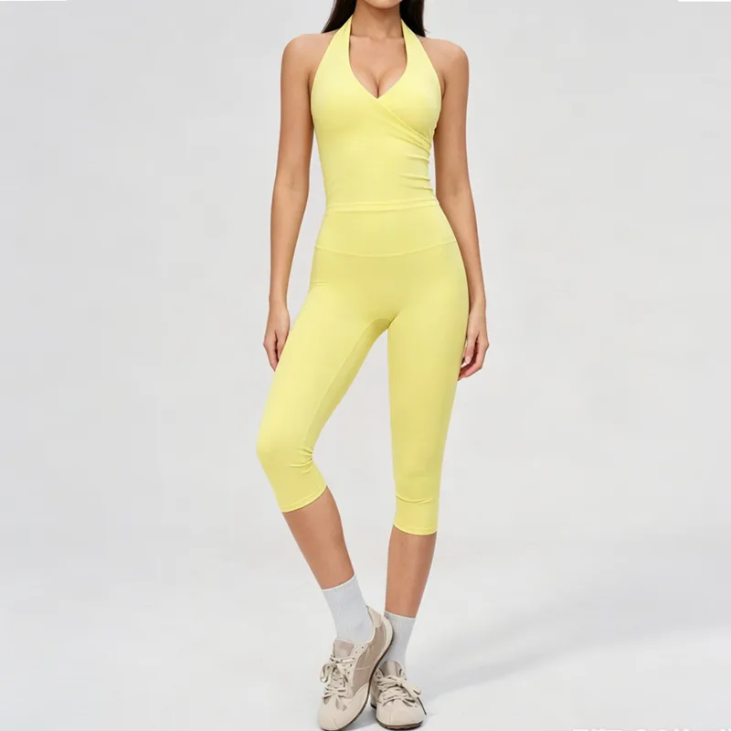 Women's Sports Bra Shorts Set