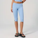 BS3560-3 · Clear Sky Blue Clear Sky Blue Women's Running Performance Yoga Workout Shorts Low Rise