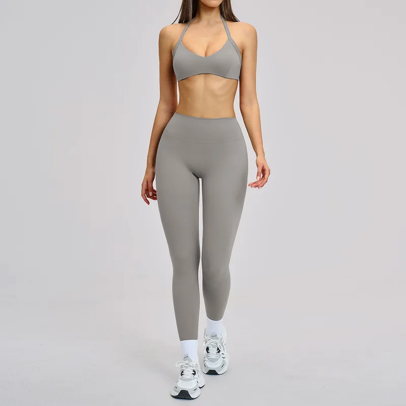 Women's Sports Bra Shorts Set