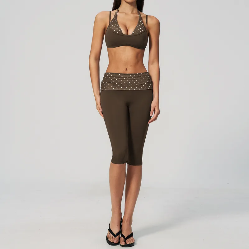 Women's Sports Bra Shorts Set