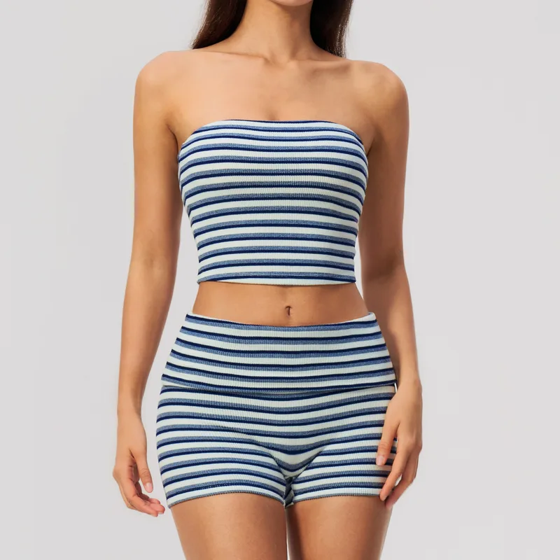 Women's Sports Bra Shorts Set