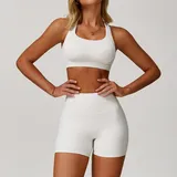 Linghua Apricot Women's Yoga Quick Dry Yoga Set