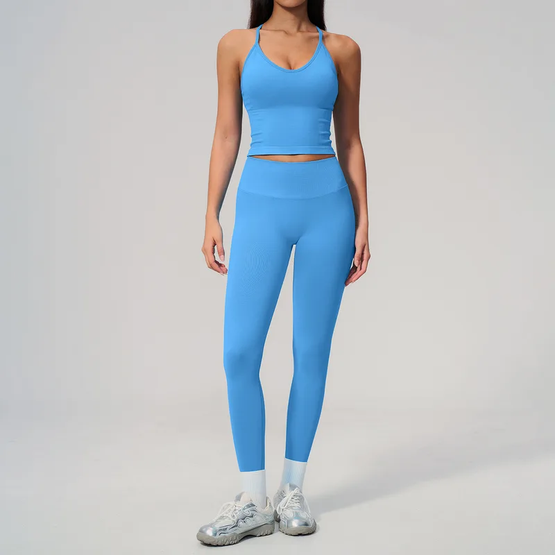 Women's Sports Bra Shorts Set