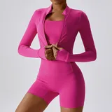 Red Women's Bare Feel Supportive Yoga Set