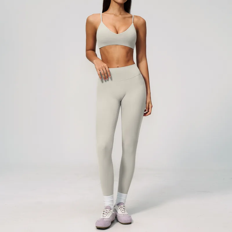 Women's Sports Bra Shorts Set
