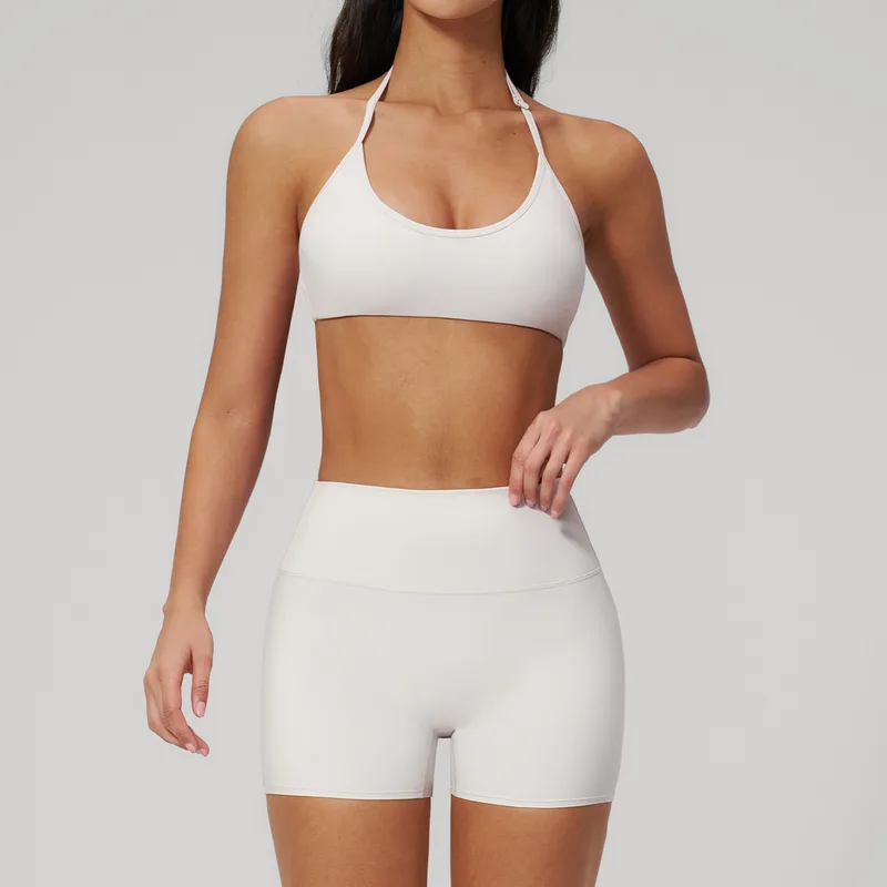 Women's Sports Bra Shorts Set