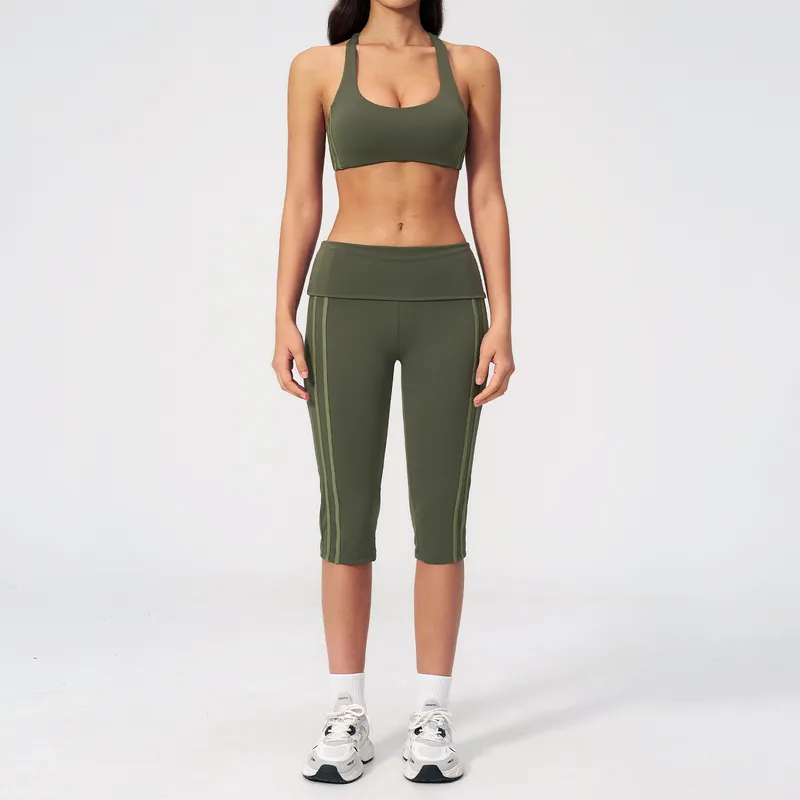 Women's Sports Bra Shorts Set