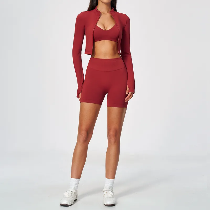 Women's Sports Bra Shorts Set