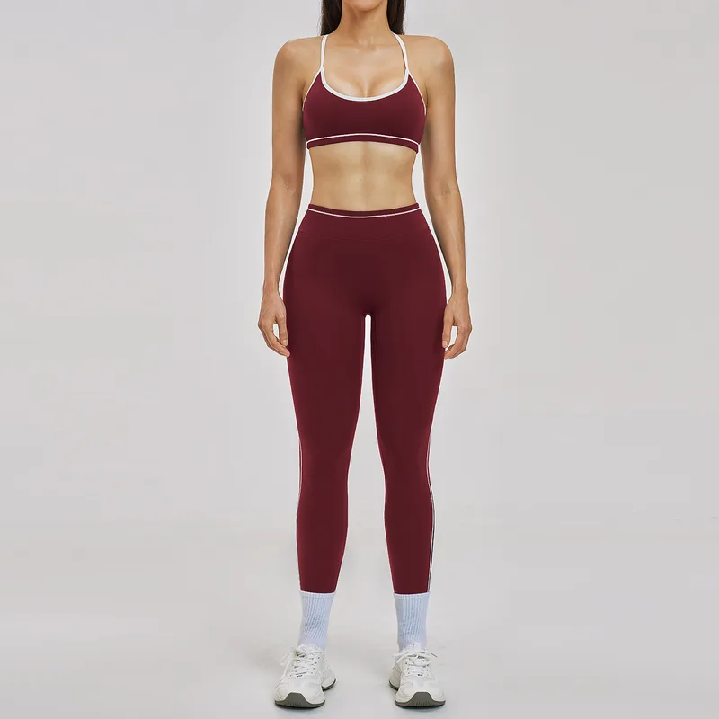 Women's Sports Bra Shorts Set
