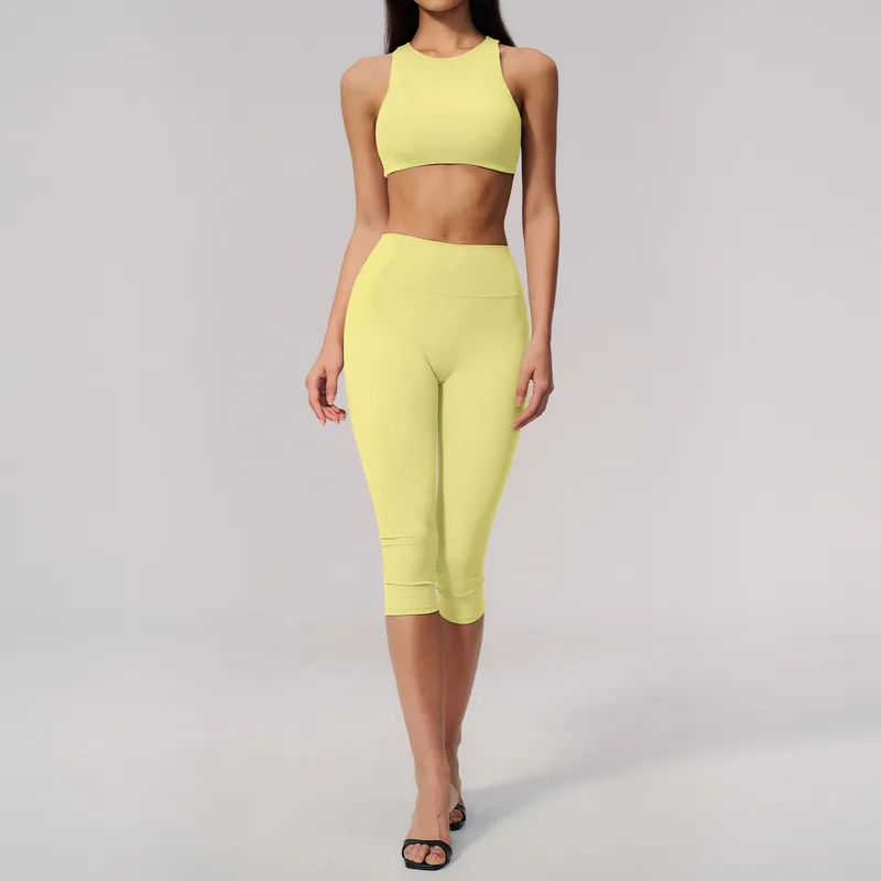 Women's Sports Bra Shorts Set