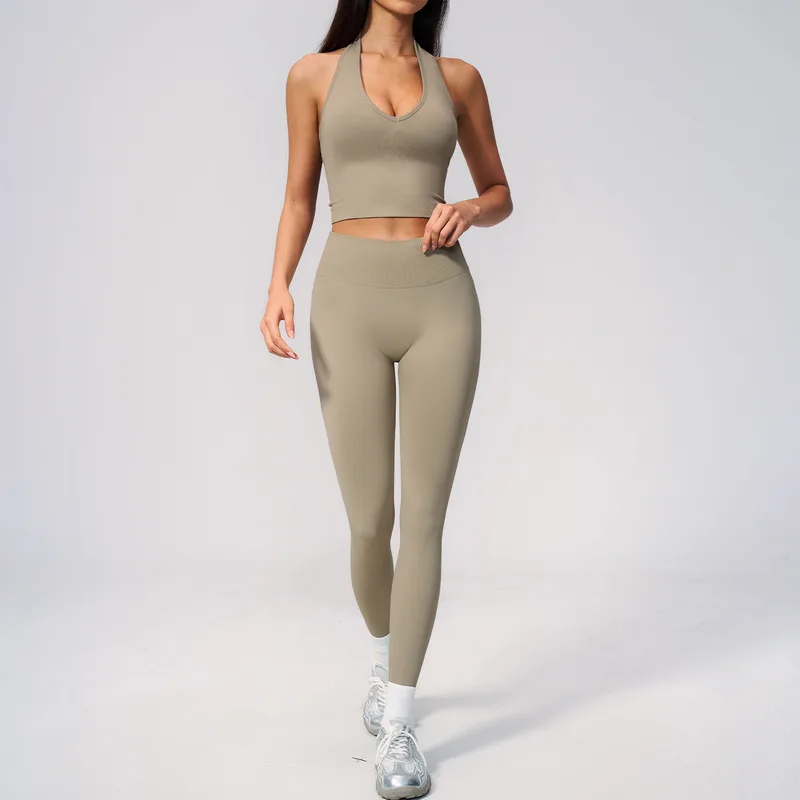 Women's Sports Bra Shorts Set