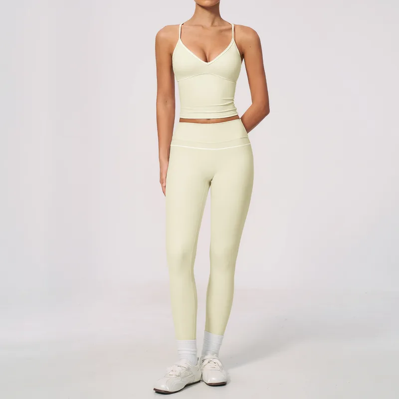 Women's Sports Bra Shorts Set