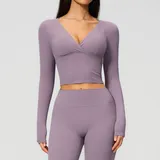 Lilac Running Women's Long Sleeve Top Long Sleeve Slimming