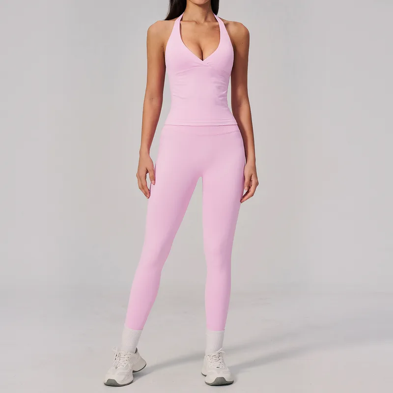 Women's Sports Bra Shorts Set