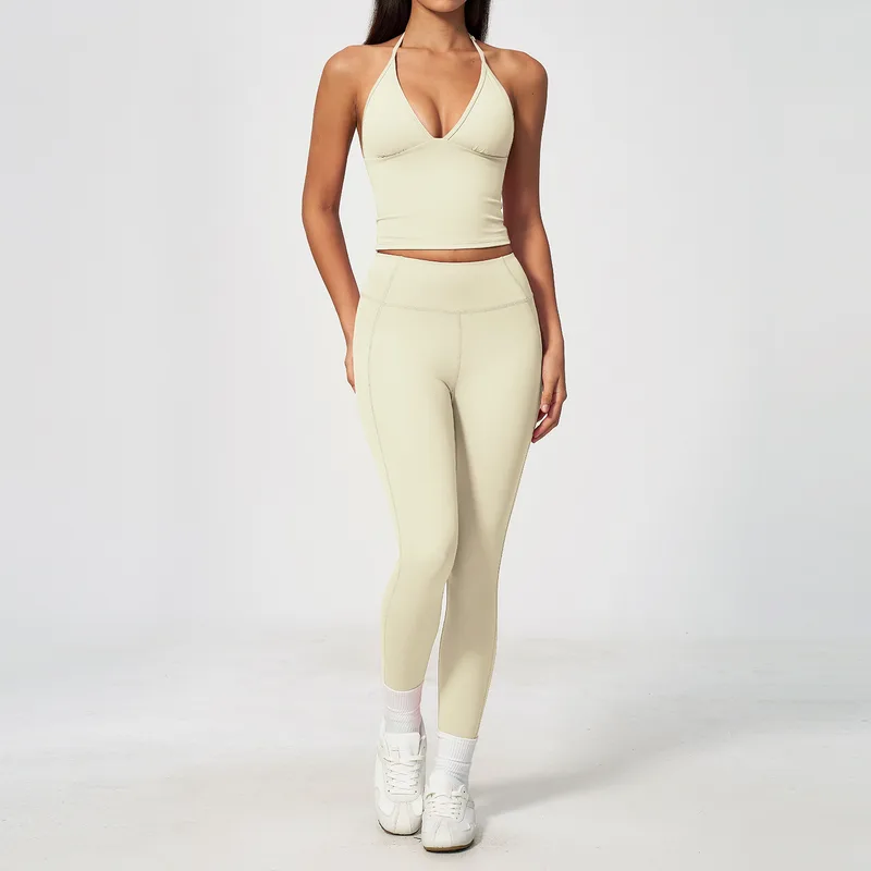 Women's Sports Bra Shorts Set