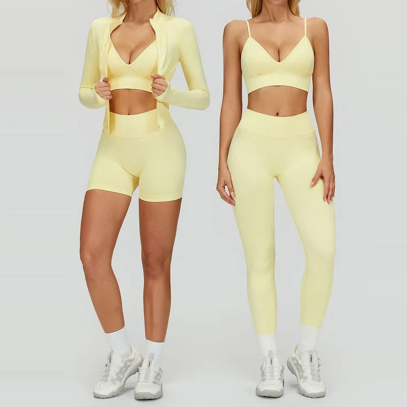 Sports Bra + Shorts Yoga Set 7790