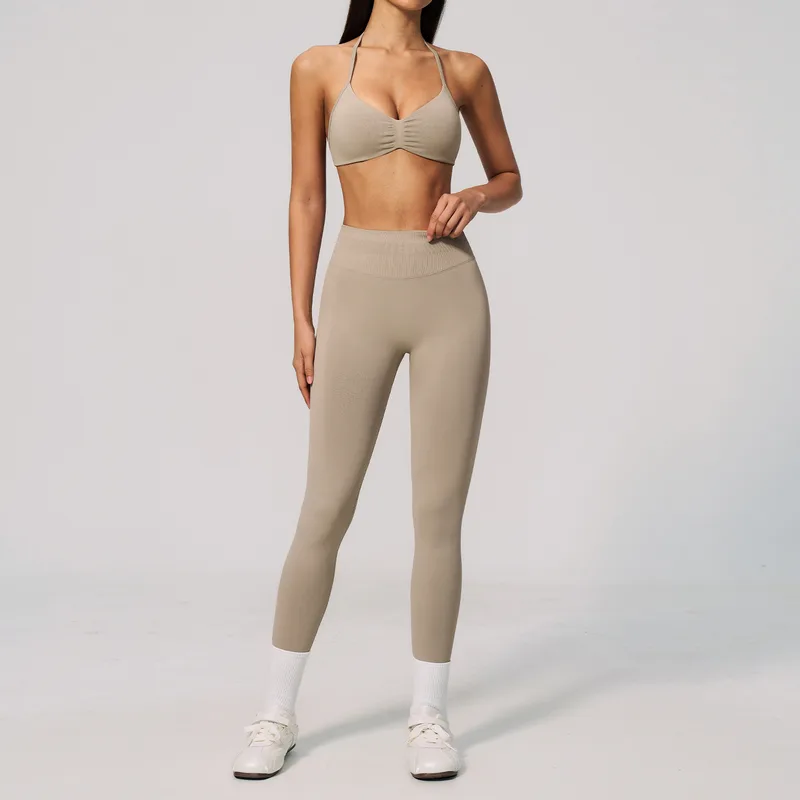 Women's Sports Bra Shorts Set