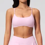 SB2135-3 · Falling Blossom Pink Falling Blossom Pink Women's Cross Back Yoga Workout Bra