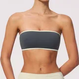 SB2570-1 · Pencil Grey Pencil Grey Women's Breathable Color Block Sports Bra
