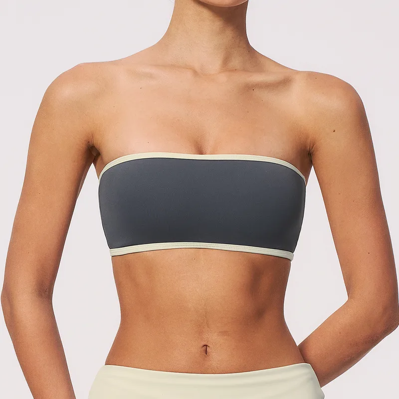 Women's Breathable Color Block Sports Bra