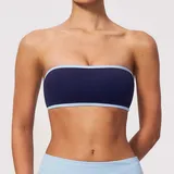 SB2570-3 · Dark Navy Dark Navy Women's Breathable Color Block Sports Bra
