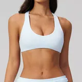 SB5558-4 · Azure Blue Azure Blue Women's Brushed Bare Feel Sports Bra