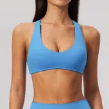 Seaside Blue Women's Brushed Bare Feel Sports Bra