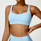 SB8518-3 · Sky Blue Sky Blue Women's Bare Feel Supportive Workout Bra
