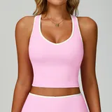 SB9238-3 · Sakra Pink Sakra Pink Women's Backless Running Sports Bra