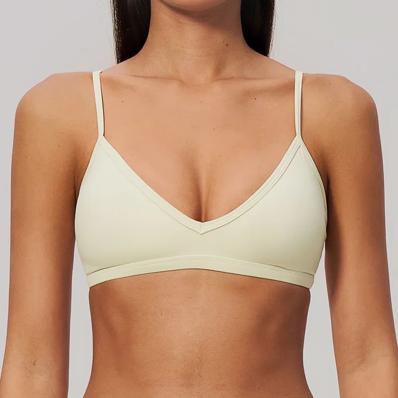 Women's Stretch V Neck Sports Bra