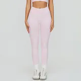 Sakra Pink Women's Yoga Slimming Seamless Leggings
