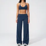 SS5529-5 · Badge Blue Badge Blue Women's Foldover Sports Bra Shorts Set