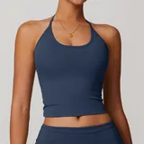 Badge Blue Women's Padded Quick Dry Workout Top
