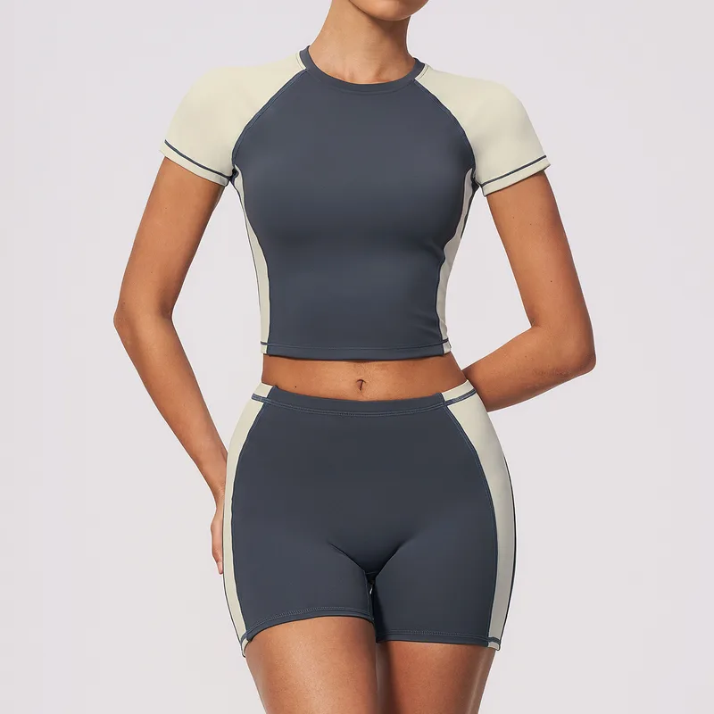 Women's Sports Bra Shorts Set