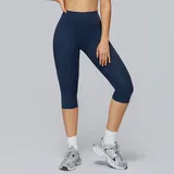 Badge Blue Women's Slimming Running Yoga Workout Shorts Brushed Fitted