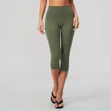 WS5529-18 · Forest Green Forest Green Women's Running Yoga Workout Shorts Brushed Slimming Fitted