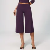 WS5555-10 · Soy Purple Soy Purple Women's Brushed Yoga Workout Shorts High Waist Relaxed