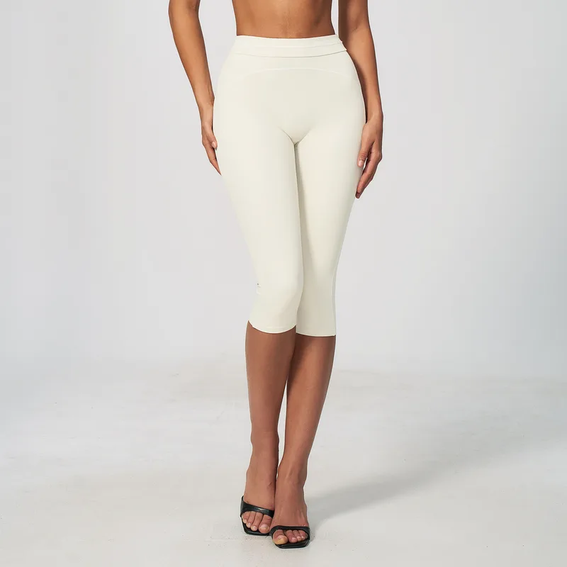 Women's Brushed Color Block Yoga Shorts