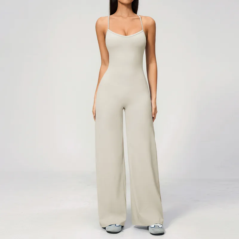 Women's Cross Back Stylish Workout Bodysuit