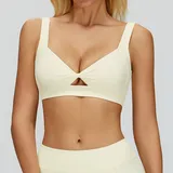 YL2501-1 · Apricot Yellow Apricot Yellow Women's Bare Feel Stylish Sports Bra