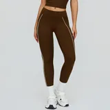 Chocolate Brown Women's Bare Feel Stylish Sports Bra